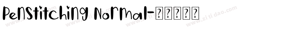 PenStitching Normal字体转换